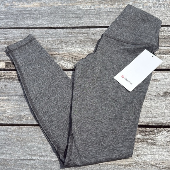 Lululemon Align High-Rise Pant 28"Heathered Graphite Grey size 4 NWT LEGGINGS - Picture 2 of 7